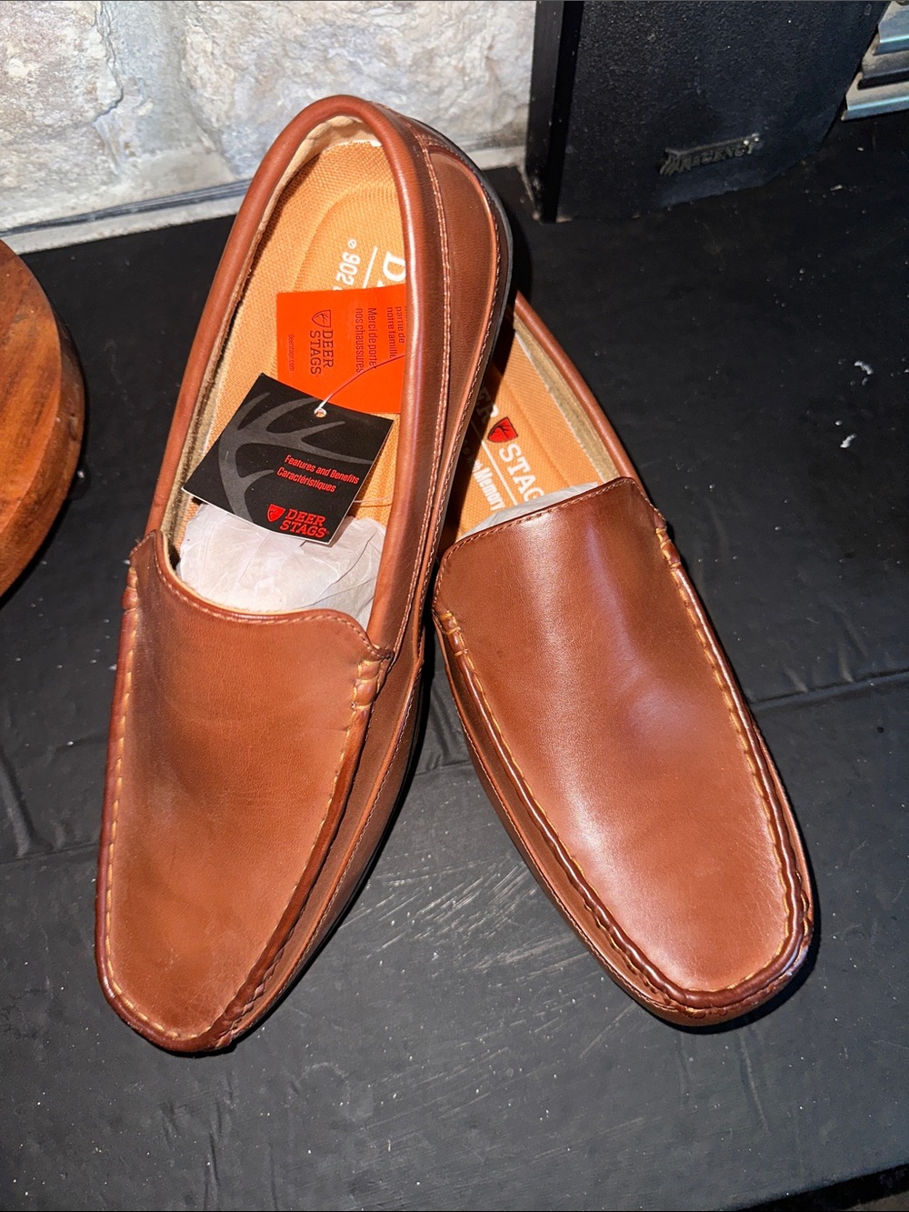 NWT Deer Stags Slip-On Loafers